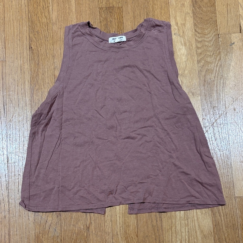 Maeve Sleeveless Swing Tank - Mauve